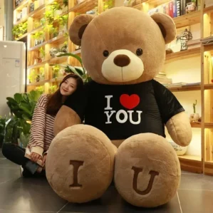 80/100cm Plush Toy Big Sizeteddy Bear Giant Pink Soft Stuffed Animals Pillow