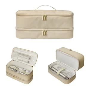 Large Capacity Hair Dryer Storage Case Double-LayerWaterproof Make-up Brush Storage Bag Hair Curler Bagfor Shark Flexstyle