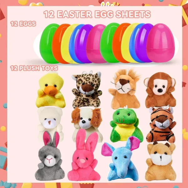12/24/36pcs Easter Fillable Eggs Colorful Plastic Eggshell Creative Easter Gift Box Children's Toys Wedding Birthday Party Decor - Image 7