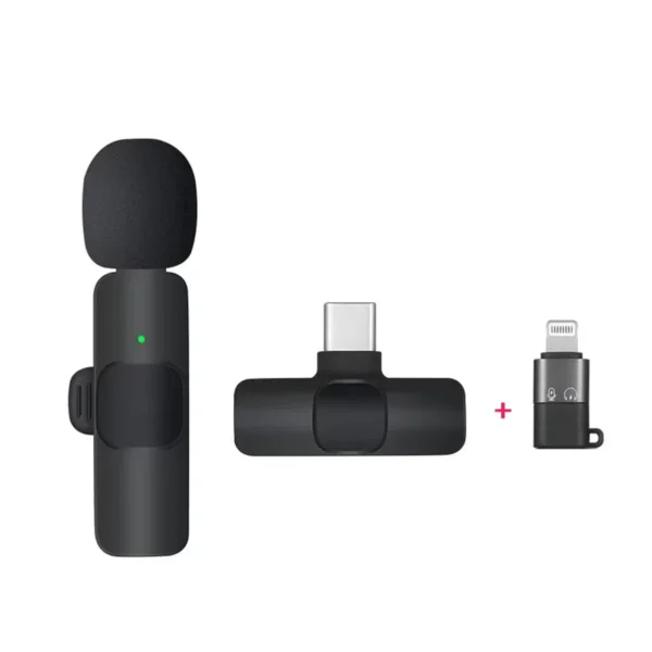 Wireless Lavalier Microphone Portable Audio Video Recording Mic for iPhone Android Long battery Live Tiktok Broadcast Gaming - Image 7