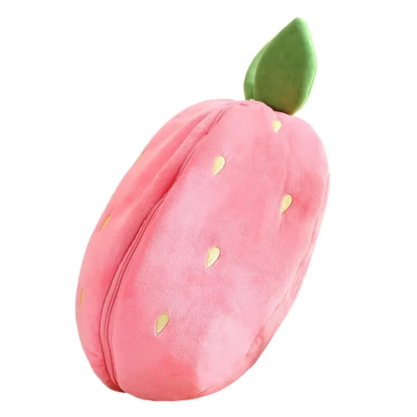 Random 1 Pcs 18cm Cute Stuffed Toys Strawberry Rabbit Radish Rabbit Plush Toys Zipper Doll - Image 5