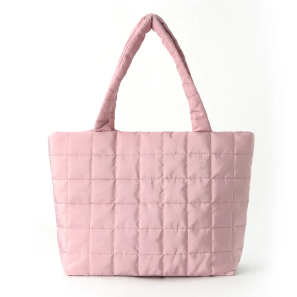 1 Pc Minimalist Quilted Puffy Tote Bag, Large Capacity Crossbody Bag, Trendy Padded Shoulder Bag For Women For Daily Commute - Image 7