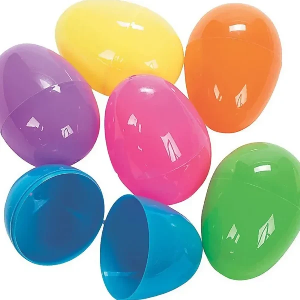 12/24/36pcs Easter Fillable Eggs Colorful Plastic Eggshell Creative Easter Gift Box Children's Toys Wedding Birthday Party Decor - Image 5