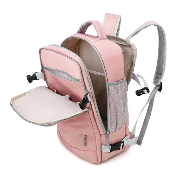 Travel Backpack Women Large Capacity Waterproof Anti-Theft Casual Daypack Bag with Luggage Strap & USB Charging Port Backpacks - Image 6