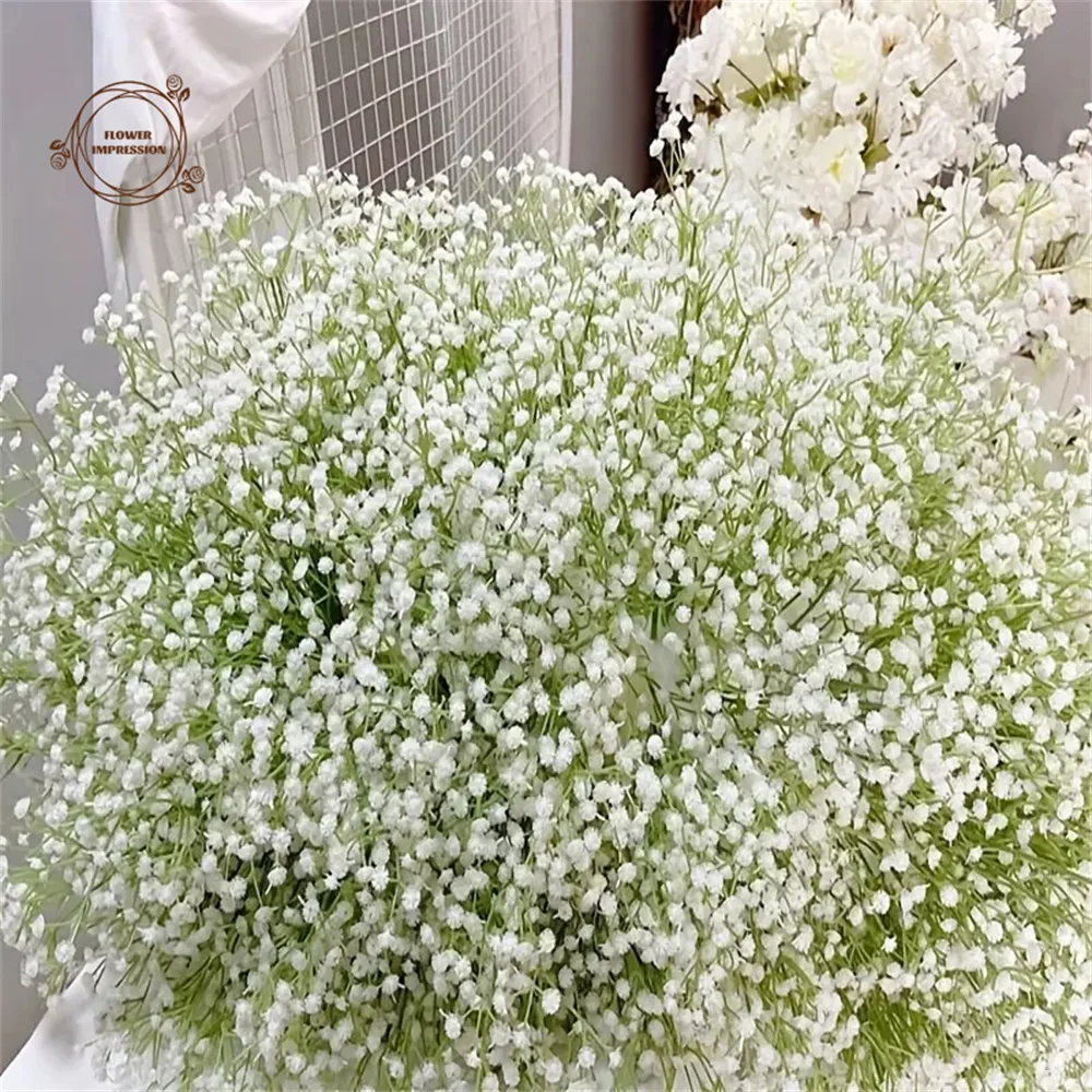 30pcs Artificial Baby's Breath Flowers Real Touch Gypsophila Suitable For Wedding Bride Engagement Home Ornament Room Decoration