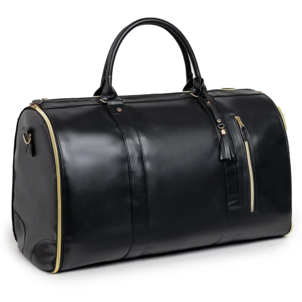 Geestock Folding Suit Storage Bag New PU Travel bag Large Waterproof Travel Suitcase For Women Sport Outdoor Weekend Bag Handbag - Image 10