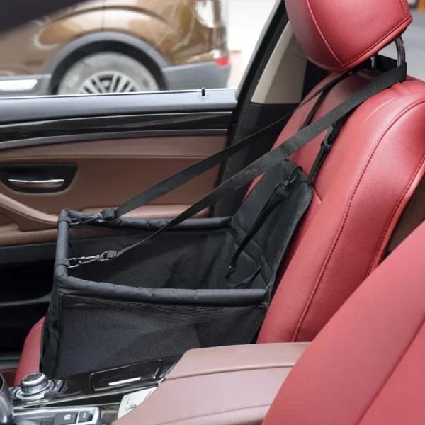 Premium Dog/Cat Car Seat Cushion with Waterproof Hanging Bag - Safe and Comfortable Travelling Experience - Image 3