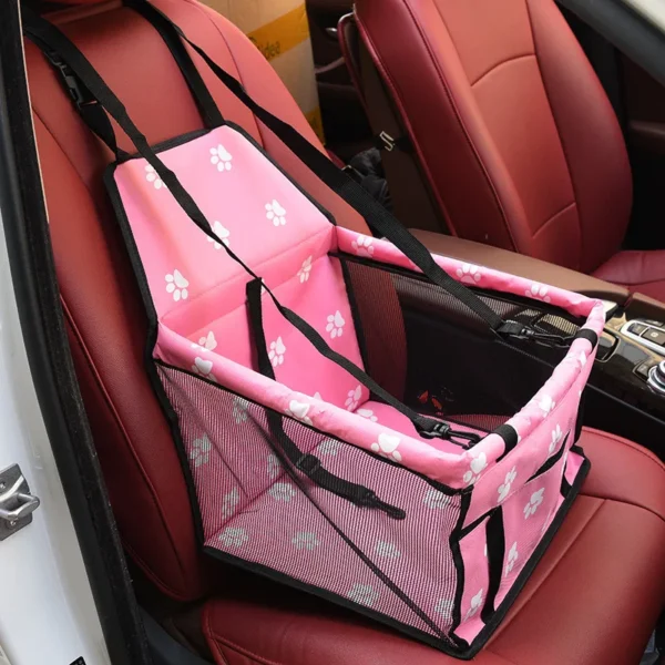 Premium Dog/Cat Car Seat Cushion with Waterproof Hanging Bag - Safe and Comfortable Travelling Experience - Image 9