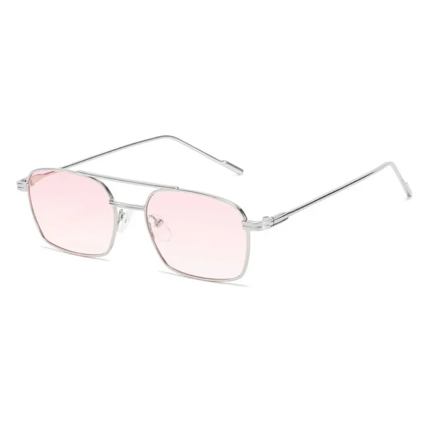 Dropshipping Fashion Square Sunglasses Men Women Metal Sun Glasses Retro Sun Glasses Vintage High Quality Gafas Oculos De Sol - Image 9