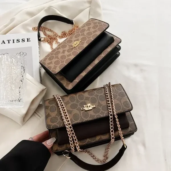 2025 New Women's Bag European and American Style Crossbody Small Square Bag with Multi-compartments As A Stylish Small Backpack - Image 5
