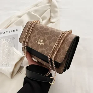 2025 New Women's Bag European and American Style Crossbody Small Square Bag with Multi-compartments As A Stylish Small Backpack
