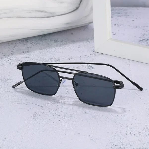 Dropshipping Fashion Square Sunglasses Men Women Metal Sun Glasses Retro Sun Glasses Vintage High Quality Gafas Oculos De Sol - Image 6