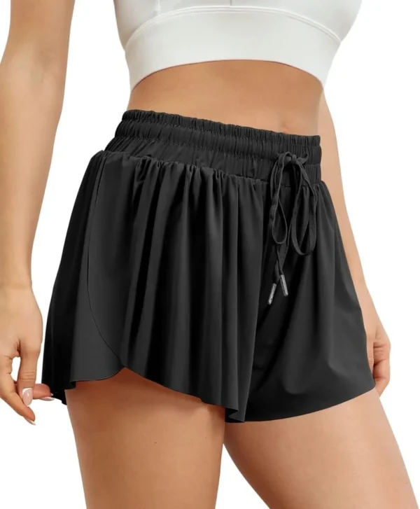 2024 Europe and America women's 2-in-1 running shorts Casual summer sports shorts - Image 3