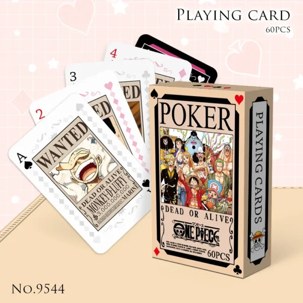 Anime ONE PIECE Poker Toy Game Cards Monkey D Luffy Roronoa Zoro Hardcover Collection Children Gifts - Image 9