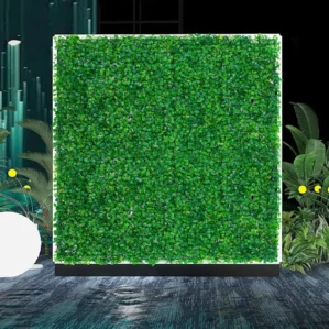 12Pcs Grass Wall Artificial Boxwood Panels Hedge Plant Grass Backdrop Wall Panels Green Wall Decor Outdoor Garden 60x40x4cm