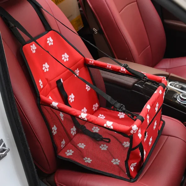 Premium Dog/Cat Car Seat Cushion with Waterproof Hanging Bag - Safe and Comfortable Travelling Experience - Image 7