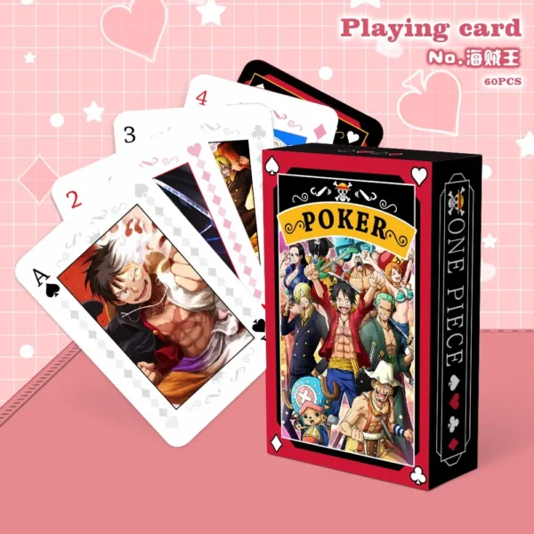 Anime ONE PIECE Poker Toy Game Cards Monkey D Luffy Roronoa Zoro Hardcover Collection Children Gifts - Image 7