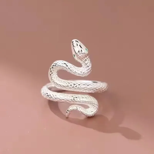 Sam Panda 925 Sterling Rings for Women Simple Geometric Handmade Irregular Retro Ring Gold Zircon Allergy For Birthday Gift - Image 5