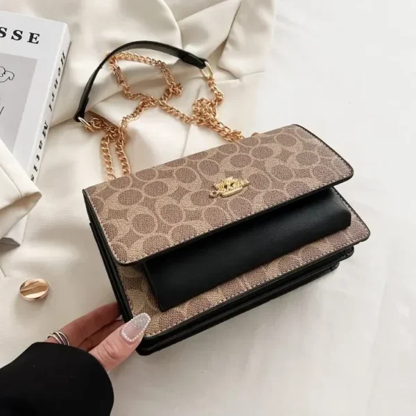 2025 New Women's Bag European and American Style Crossbody Small Square Bag with Multi-compartments As A Stylish Small Backpack - Image 3