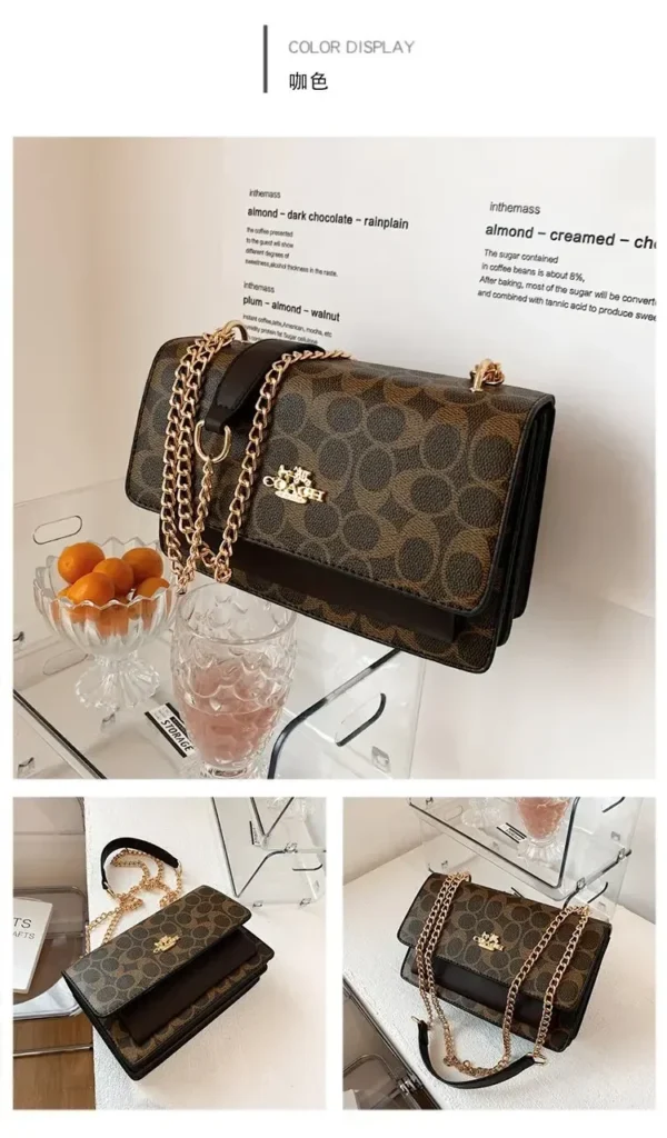 2025 New Women's Bag European and American Style Crossbody Small Square Bag with Multi-compartments As A Stylish Small Backpack - Image 11
