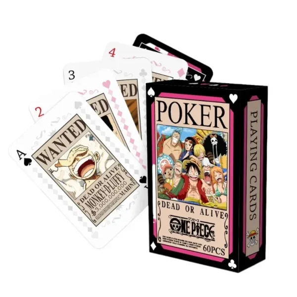 Anime ONE PIECE Poker Toy Game Cards Monkey D Luffy Roronoa Zoro Hardcover Collection Children Gifts - Image 4