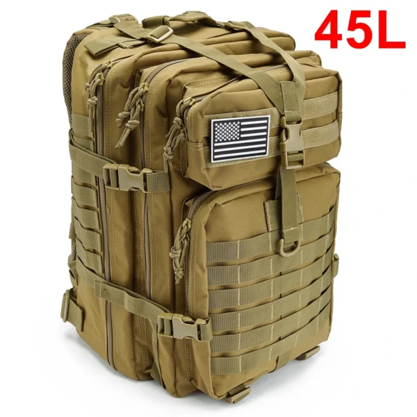 QT&QY 30/45L Man Tactical Backpacks HkingTraveling Bags Survival Outdoor 3P Assault Pack EDC Molle Pack For Trekking Hunting Bag - Image 12