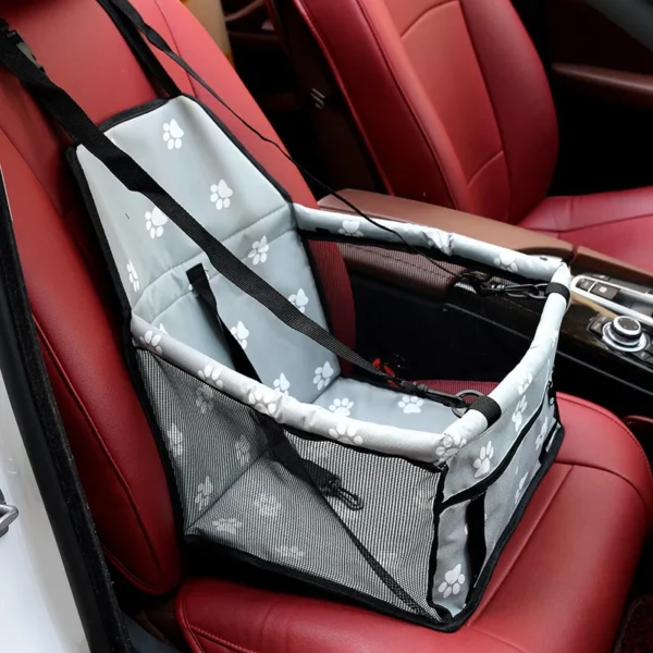 Premium Dog/Cat Car Seat Cushion with Waterproof Hanging Bag - Safe and Comfortable Travelling Experience - Image 11