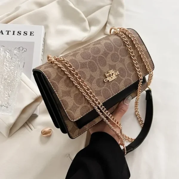 2025 New Women's Bag European and American Style Crossbody Small Square Bag with Multi-compartments As A Stylish Small Backpack - Image 2