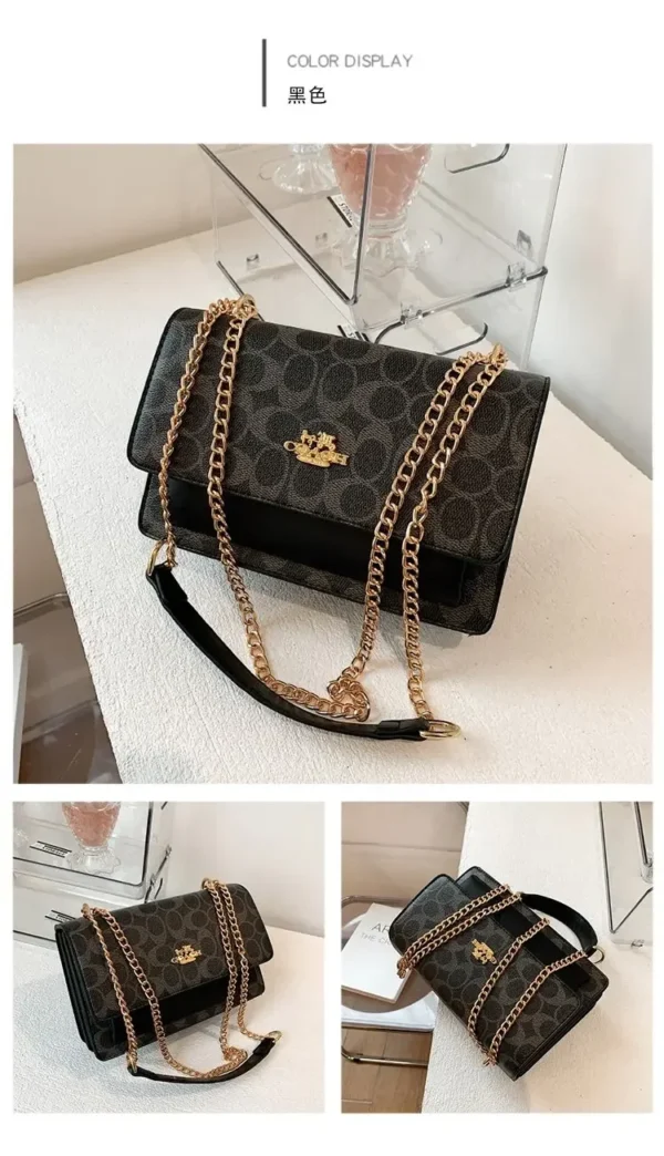 2025 New Women's Bag European and American Style Crossbody Small Square Bag with Multi-compartments As A Stylish Small Backpack - Image 7