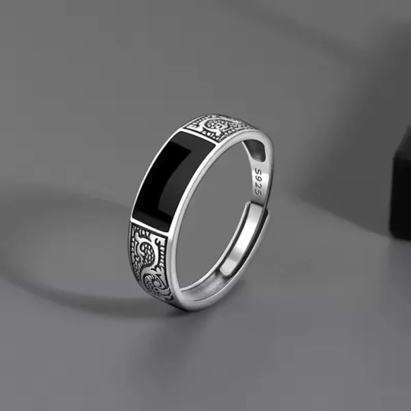 Sam Panda 925 Sterling Rings for Women Simple Geometric Handmade Irregular Retro Ring Gold Zircon Allergy For Birthday Gift - Image 11