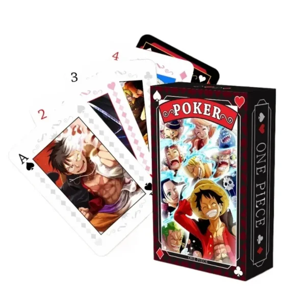 Anime ONE PIECE Poker Toy Game Cards Monkey D Luffy Roronoa Zoro Hardcover Collection Children Gifts - Image 6