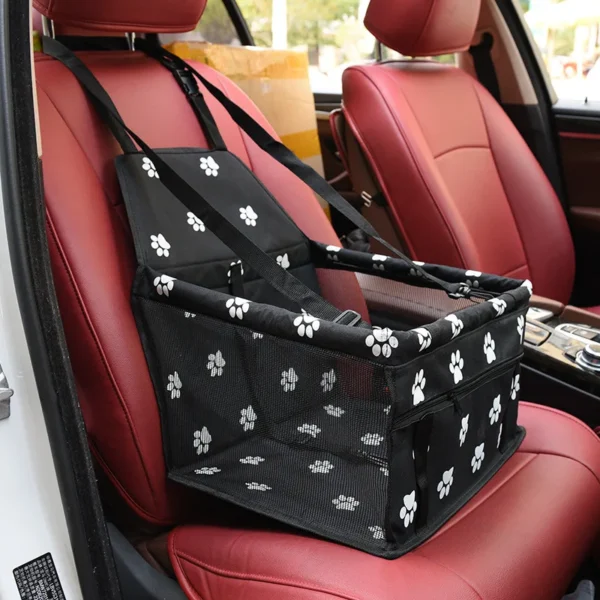 Premium Dog/Cat Car Seat Cushion with Waterproof Hanging Bag - Safe and Comfortable Travelling Experience - Image 15