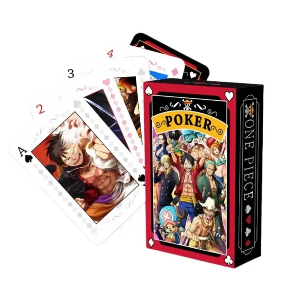 Anime ONE PIECE Poker Toy Game Cards Monkey D Luffy Roronoa Zoro Hardcover Collection Children Gifts - Image 5