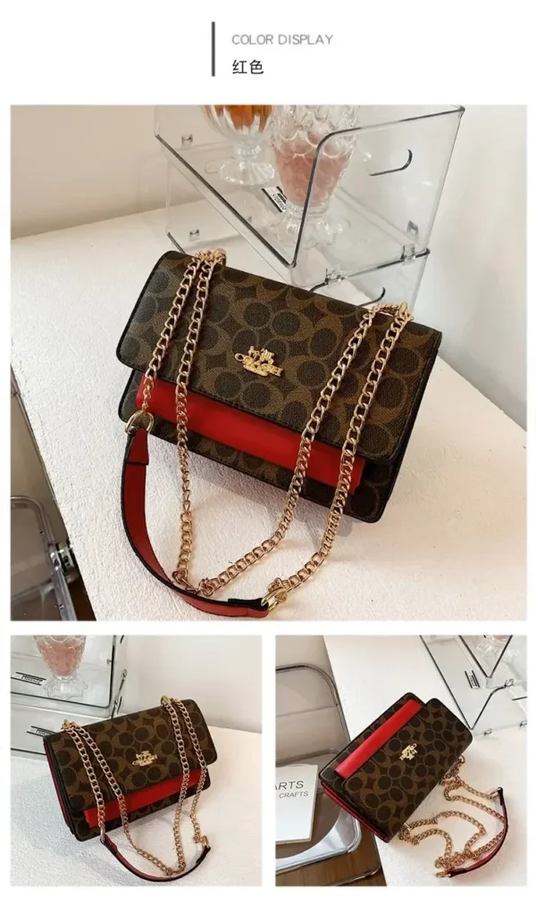 2025 New Women's Bag European and American Style Crossbody Small Square Bag with Multi-compartments As A Stylish Small Backpack - Image 10