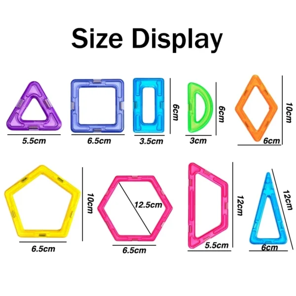 Magnets Toys for Kids Big Size Plus Magnetic Blocks for Children Designer Constructor Set Toys for Boys Building Blocks - Image 5