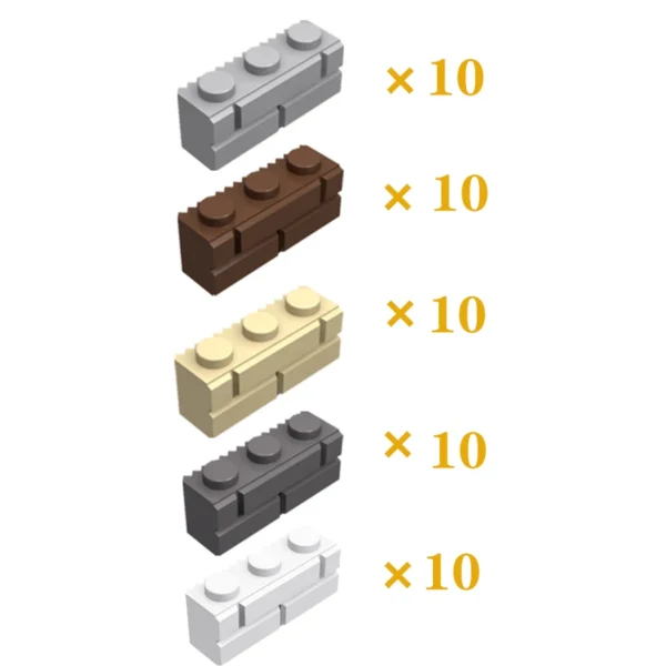 DIY Building Blocks Figures City MOC Thick Wall Bricks Educational Creative Toys for Children Size Compatible with All Brands - Image 49