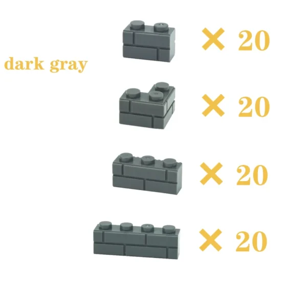 DIY Building Blocks Figures City MOC Thick Wall Bricks Educational Creative Toys for Children Size Compatible with All Brands - Image 29