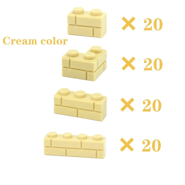 DIY Building Blocks Figures City MOC Thick Wall Bricks Educational Creative Toys for Children Size Compatible with All Brands - Image 27