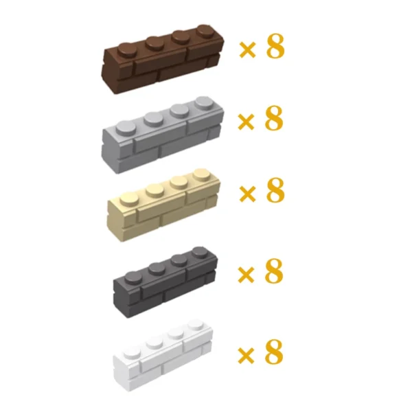 DIY Building Blocks Figures City MOC Thick Wall Bricks Educational Creative Toys for Children Size Compatible with All Brands - Image 14