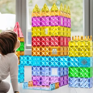 EDUCIRO Magnetic Building Blocks Construction Set Building Puzzle Tiles  Educational Game Children Montessori Toys Gifts