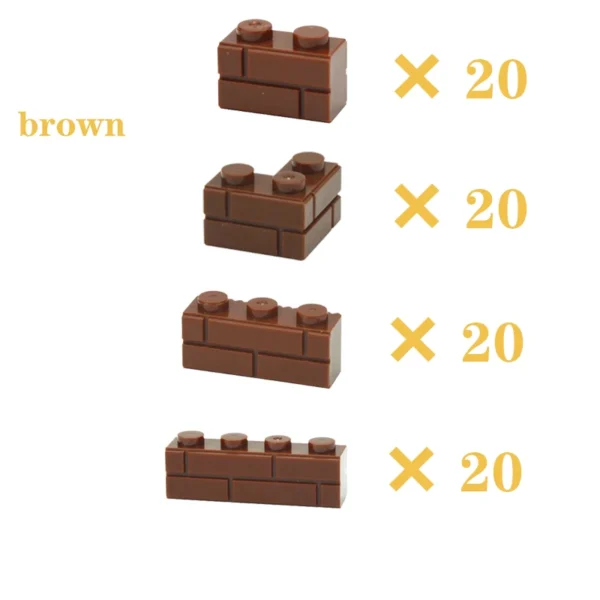 DIY Building Blocks Figures City MOC Thick Wall Bricks Educational Creative Toys for Children Size Compatible with All Brands - Image 28