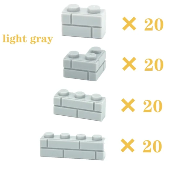 DIY Building Blocks Figures City MOC Thick Wall Bricks Educational Creative Toys for Children Size Compatible with All Brands - Image 30