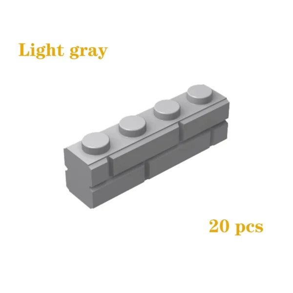DIY Building Blocks Figures City MOC Thick Wall Bricks Educational Creative Toys for Children Size Compatible with All Brands - Image 62