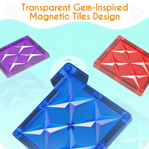EDUCIRO Magnetic Building Blocks Construction Set Building Puzzle Tiles  Educational Game Children Montessori Toys Gifts - Image 5