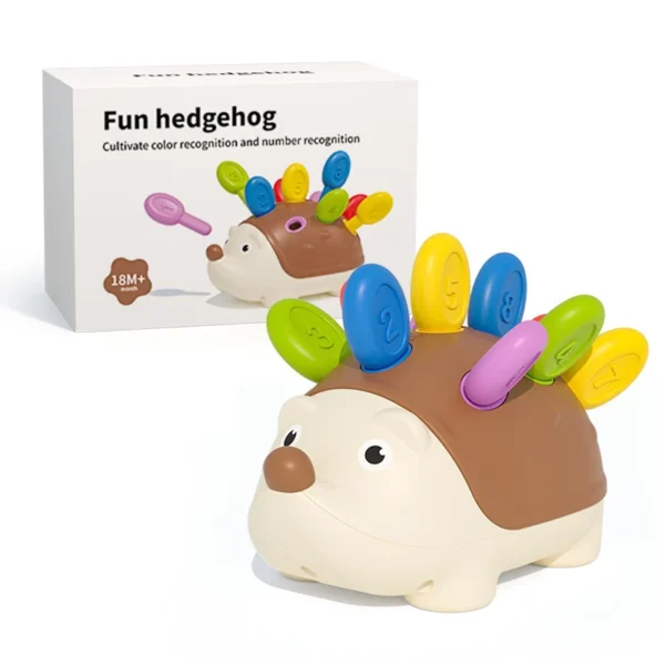 Hedgehog Montessori Educational Toy Fine Motor Toys for Toddlers Learning Counting & Training Develop Concentration Sensory Gift - Image 7
