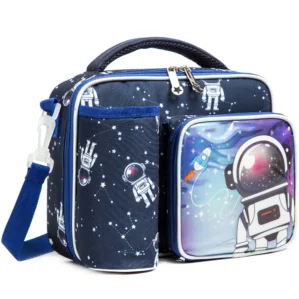 Kids Insulated Bag Lunch Bag Kids Lunch Bags Astronaut Reusable Cooler Lunch Bag Gifts for Boys