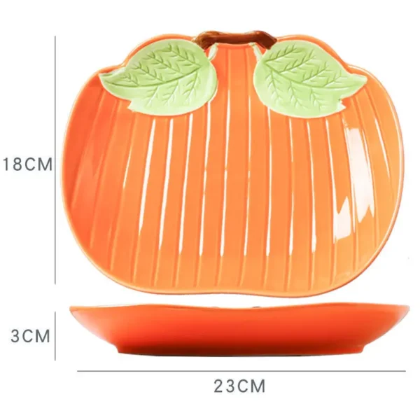 Creative Cute Pumpkin Steamed Egg Ceramic Bowl Household Stewed Cup with Lid Ceramic Double Ear Soup Bowl Rice Bowl - Image 8