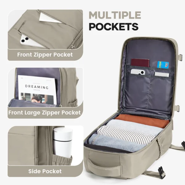 Backpack Travel 40x20x25 Ryanair Fashion Laptop Bag Women Waterproof backpack Cabin Bag Carry ons Notebook Backpack School Bag - Image 4