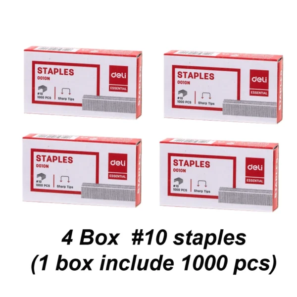 Deli Colorful Mini Stapler NO.10 Metal Effortless Fashion Staplers With Portable Compact Kawaii Stationery Shool Office Supplies - Image 6