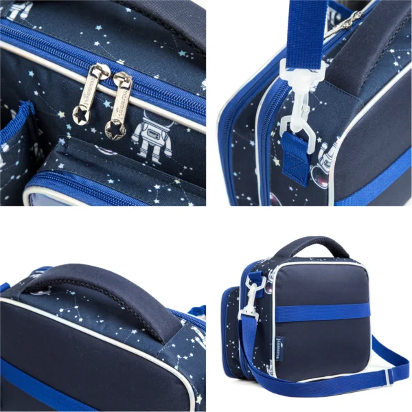 Kids Insulated Bag Lunch Bag Kids Lunch Bags Astronaut Reusable Cooler Lunch Bag Gifts for Boys - Image 5